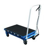 Scissor Platform Cart Factory - Steel Mobile Foot-Operated Manual Hydraulic Lifting