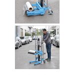 Roller Lifting Truck Manufacturer - Light Film Material 400kg Rubber Roller Forklift