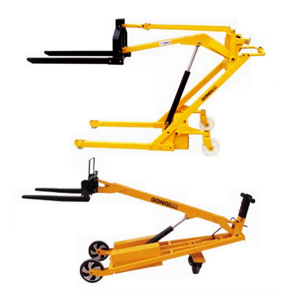 Portable Electric Forklift Supplier - Hydraulic with Curved Arm Multifunctional Small