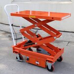 Electric Scissor Cart Supplier - Mobile Hand Push Steel Platform Mold Handling