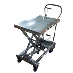 Hydraulic Lift Table Manufacturer - 150kg Manual Flat Car