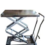 Hydraulic Lift Table Manufacturer - 150kg Manual Flat Car