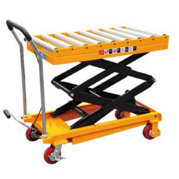Scissor Lift Table Supplier - 350kg Manual Lift with Rollers
