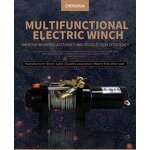 Electric Winch Supplier - 12v 2000lb Truck Crane Winch