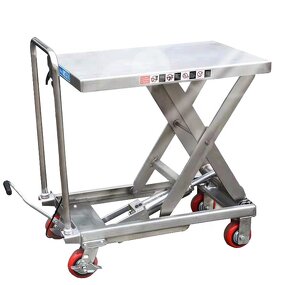 Hydraulic Lift Table Manufacturer - 150kg Manual Flat Car