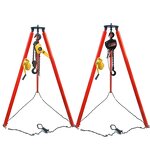 Hoisting Tripod Supplier - 3 Ton Telescopic Chain Tripod