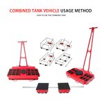 Pallet Trolley Factory - 6-10 Ton Crawler Transport Tank