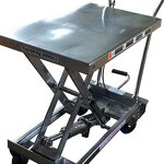 Hydraulic Lift Table Manufacturer - 150kg Manual Flat Car