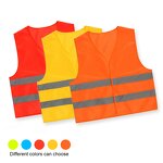 CE Reflective Vest Factory - High Visibility Orange Yellow Polyester Warning Safety Clothing