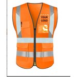 Reflective Safety Vest Factory - Customizable Security Polyester Polyurethane Radiation-Proof