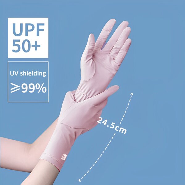 Ice Silk Gloves Supplier - Factory Direct Customizable Wholesale Women's Summer Mid-Length