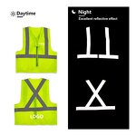Work Safety Vest Supplier - Factory Supply Class 2 High Visibility CE Certified Tape