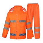 Men's Raincoat Manufacturer - Durable Classic with Hi Vis Reflective Vest Customizable Logo