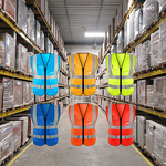 Reflective Safety Vest Factory - Customizable Security Polyester Polyurethane Radiation-Proof