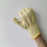 Fireproof Safety Gloves Supplier - Superior Work Protection Yellow Cut-Resistant Aramid