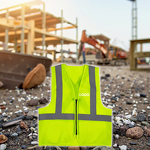 Work Safety Vest Supplier - Factory Supply Class 2 High Visibility CE Certified Tape