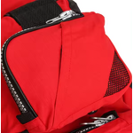 Canvas Fishing Vest Factory - Red Multi Pockets Cargoes Safari Waistcoat for Men