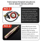 Life-Saving Thrower Factory - Assurance Quick Rescue Rope Recovery Adapt Environments