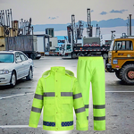 Men's Raincoat Manufacturer - Durable Classic with Hi Vis Reflective Vest Customizable Logo