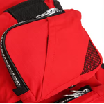 Canvas Fishing Vest Factory - Red Multi Pockets Cargoes Safari Waistcoat for Men