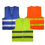 CE Reflective Vest Factory - High Visibility Orange Yellow Polyester Warning Safety Clothing