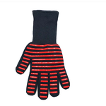 Aramid Fiber Gloves Supplier - Fireproof Silicone-Coated BBQ Washable Heat Resistant