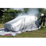 High-Temperature Fire Blanket Manufacturer - Customizable 10*10m 1100℃ New Energy Car