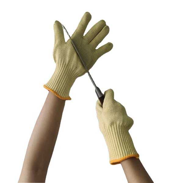 Yellow Safety Gloves Manufacturer - Factory Direct Customizable Cut-Resistant Fireproof Aramid