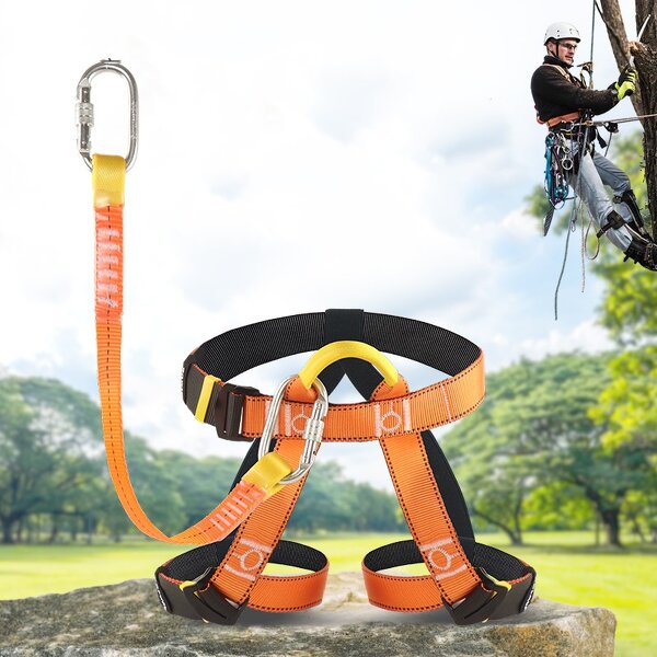 Safety Rope Set Factory - Portable Belt Simple Tool for Tree Climbing Fall Protection