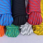 Static Safety Rope Factory - Double Braided Polyester Less Stretchy Climbing Gear Fall