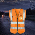 Reflective Safety Vest Factory - Customizable Security Polyester Polyurethane Radiation-Proof