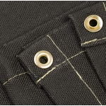 Glass Fiber Cloth Blanket Manufacturer - Factory Direct Customizable 1.8*2.4m Black