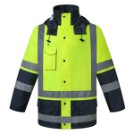 Men's Raincoat Manufacturer - Durable Classic with Hi Vis Reflective Vest Customizable Logo