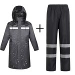 Winter Raincoat Manufacturer - Men Women's Hooded Waterproof Reflective Fluorescent Work