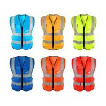 Reflective Safety Vest Factory - Customizable Security Polyester Polyurethane Radiation-Proof