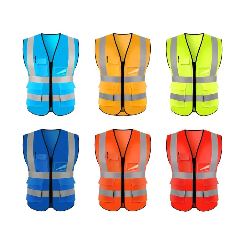 Reflective Safety Vest Factory - Customizable Security Polyester Polyurethane Radiation-Proof