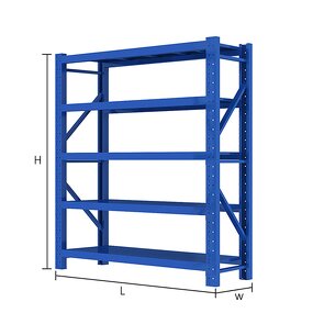 Pallet Rack Factory - Long Span 5 Layer 400kg