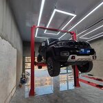 Car Lift Factory - Double Column Hydraulic Foundation Free