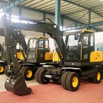 Wheeled Excavator Factory - 5 Ton Hydraulic Digger