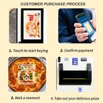 Pizza Vending Machine Factory - 24h Unmanned Refrigerated