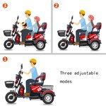 Electric Tricycle Factory - 3 People Cargo Transport Custom
