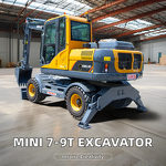 Wheeled Excavator Factory - 8 Ton Wood Grabber