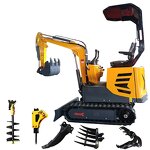 Mini Excavator Factory - 1.2 Ton Kubota Engine