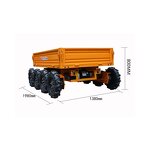 All Terrain Vehicle Factory - 8WD 1000kg Dump Truck