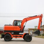 Wheeled Excavator Factory - 5 Ton Hydraulic Digger
