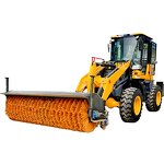 Snow Sweeper Factory - Replaceable Rotary Road Cleaning