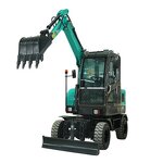 Wheeled Excavator Factory - 5 Ton Hydraulic Digger