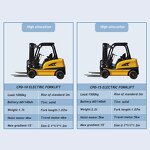 Electric Forklift Factory - 4 Wheel Lithium Battery 3.5 Ton