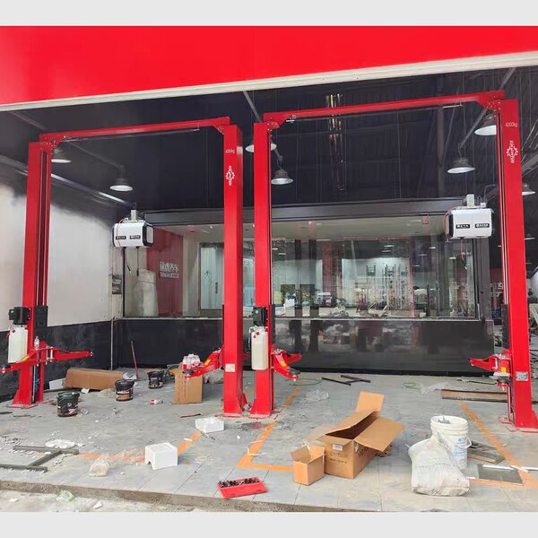 Car Lift Factory - Double Column Hydraulic Foundation Free