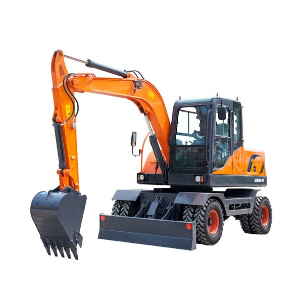 Wheeled Excavator Factory - 5 Ton Hydraulic Digger